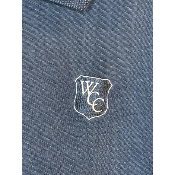 Cutter and Buck DryTec Luxe Men's Polo XL Blue‎ WCC Emblem - Picture 2 of 5